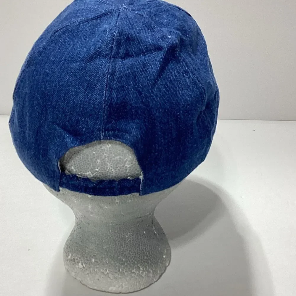 Storybook Heirlooms Denim Cap with Red Heart Accents Vintage Hat NOS Valentine